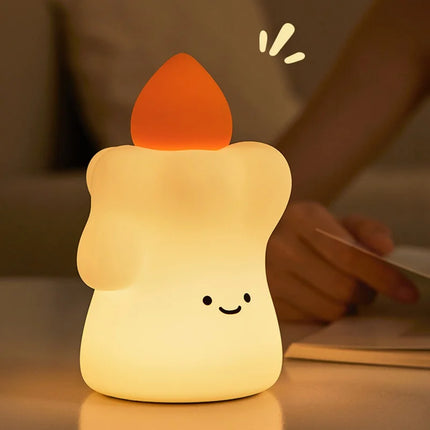 glass candle melting lamp