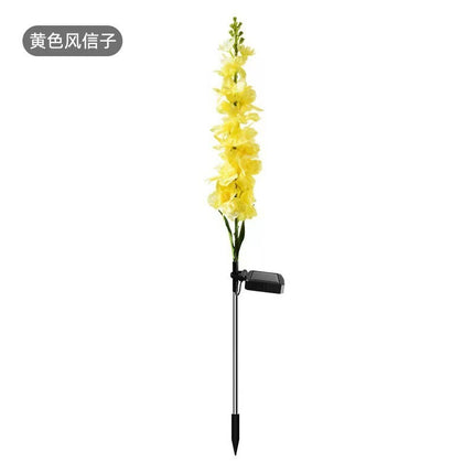 glass flower lamp