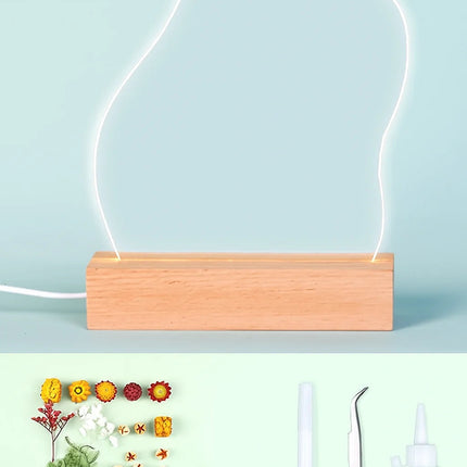 glass flower lamp