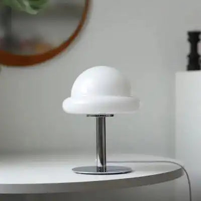 glass mushroom lamp
