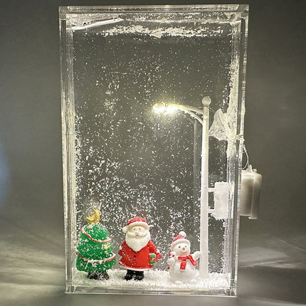 glitter christmas globes