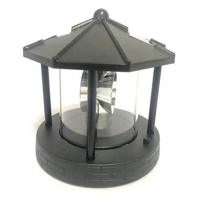 green rotating light