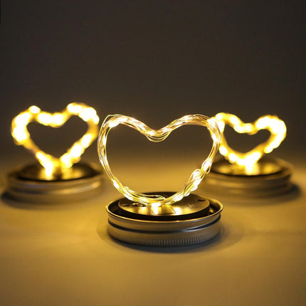jar fairy heart lamp