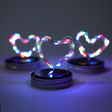 jar fairy heart light