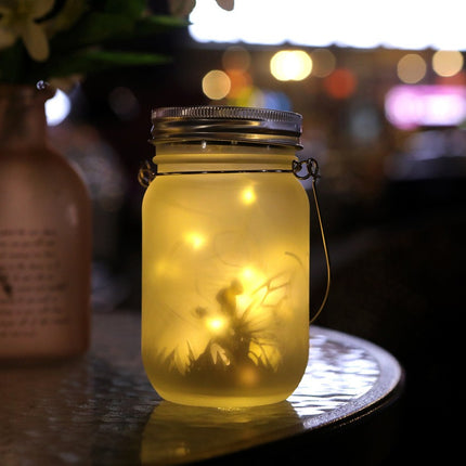 jar fairy table night lamp