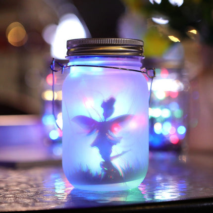 jar fairy table night light