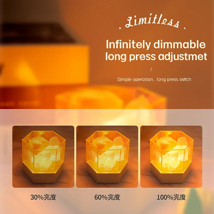salt lamp night light