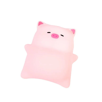 laying pig shaped night light