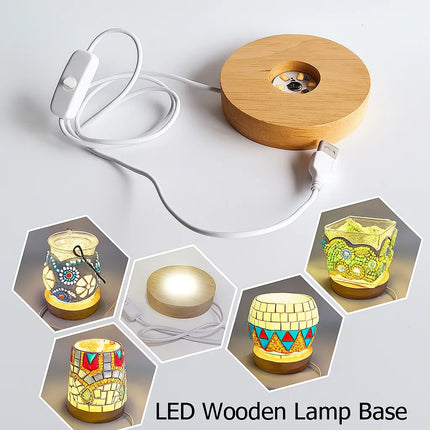 led flower vase lamp