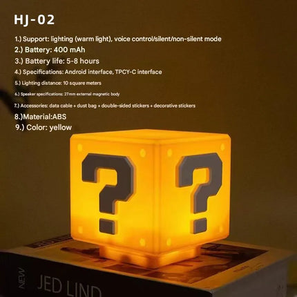 lucky block desk lamp

