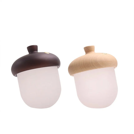 mini acorn bedside lamp