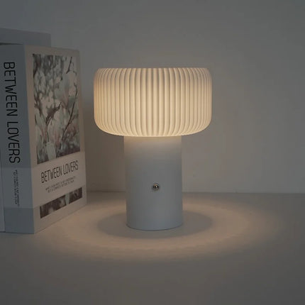 mushroom shaped table lamp