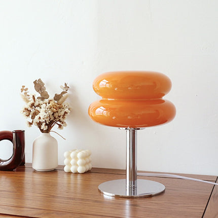 orange egg tart lamp