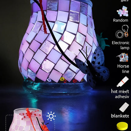 pottery vase lamp
