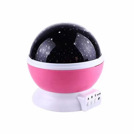 rotating starry night lamp