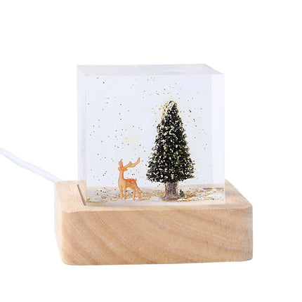 snow globe night light

