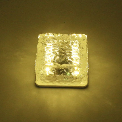 solar garden brick light

