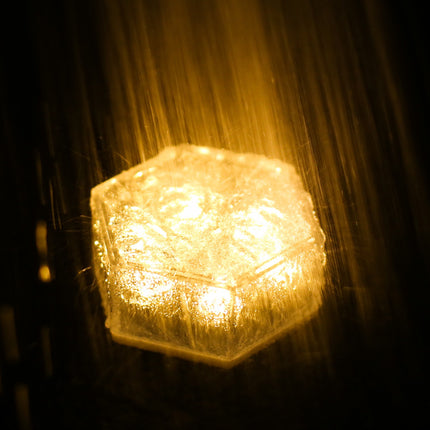 solar ice cube brick light

