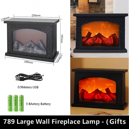 tabletop flaming lamp centerpiece

