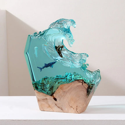 tsunami wave lamp