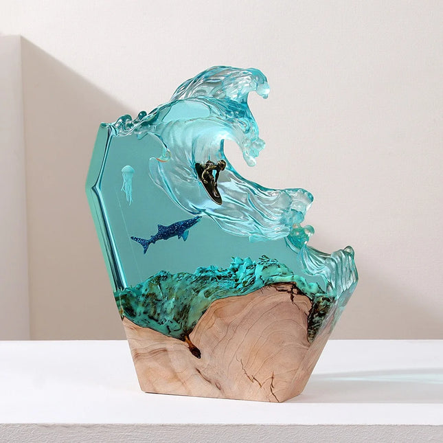 tsunami wave lamp