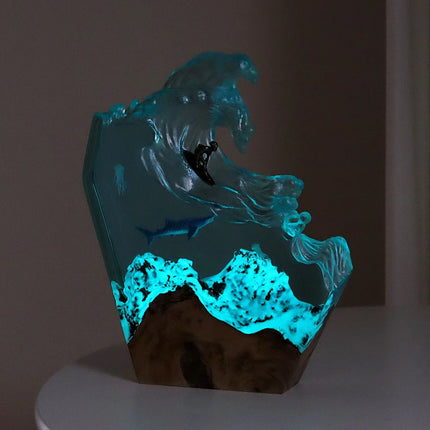 tsunami wave lamp