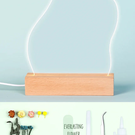 vintage flower lamp