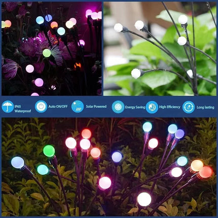 waterproof solar garden lights