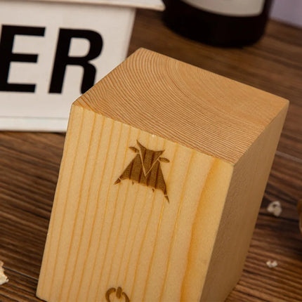wooden moon night light